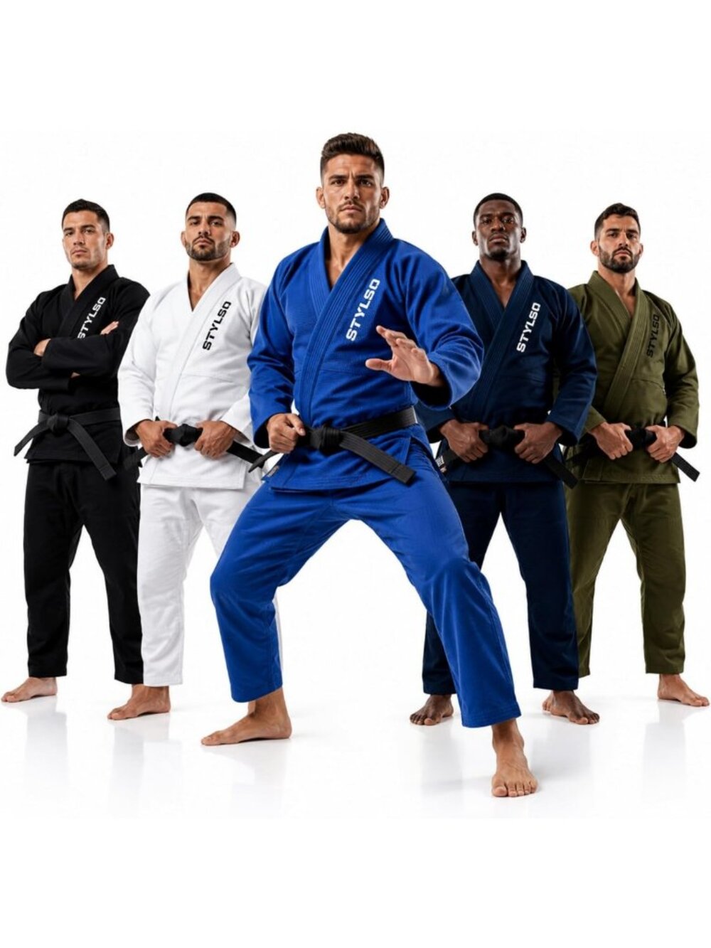Lightweight Men's Jiu Jitsu Gi with Belt – Pearl Weave, Ripstop Pants